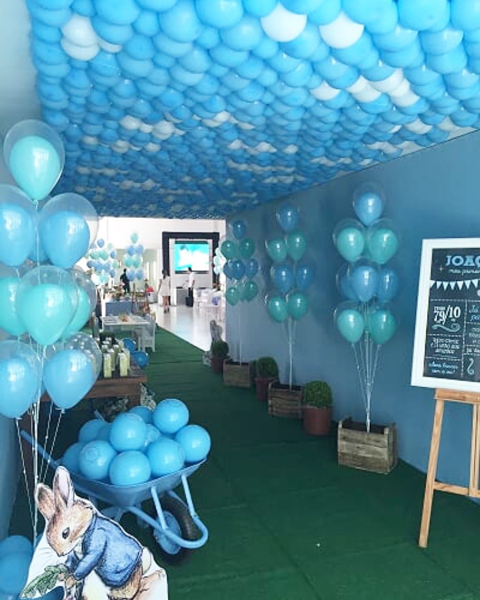 气球背景墙造型布置,生日气球布置造型教程