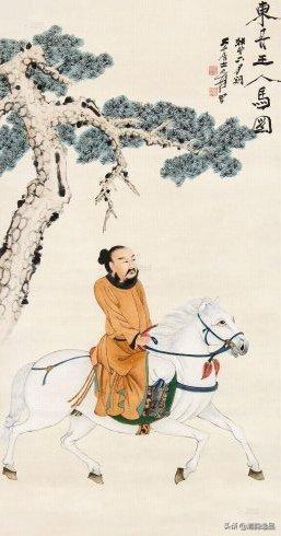 张大千最著名的动物画,张大千画写意的录像