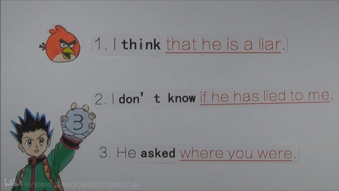 英语语法全英讲解宾语从句,人教版宾语从句知识点