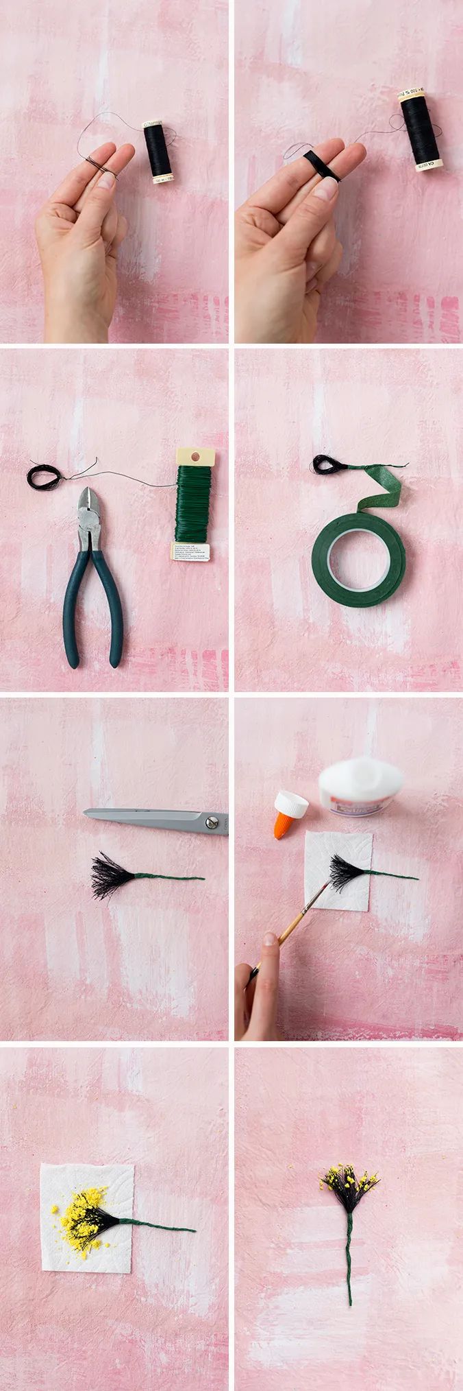 皱纹纸diy手工花朵,手工制作皱纹纸立体花