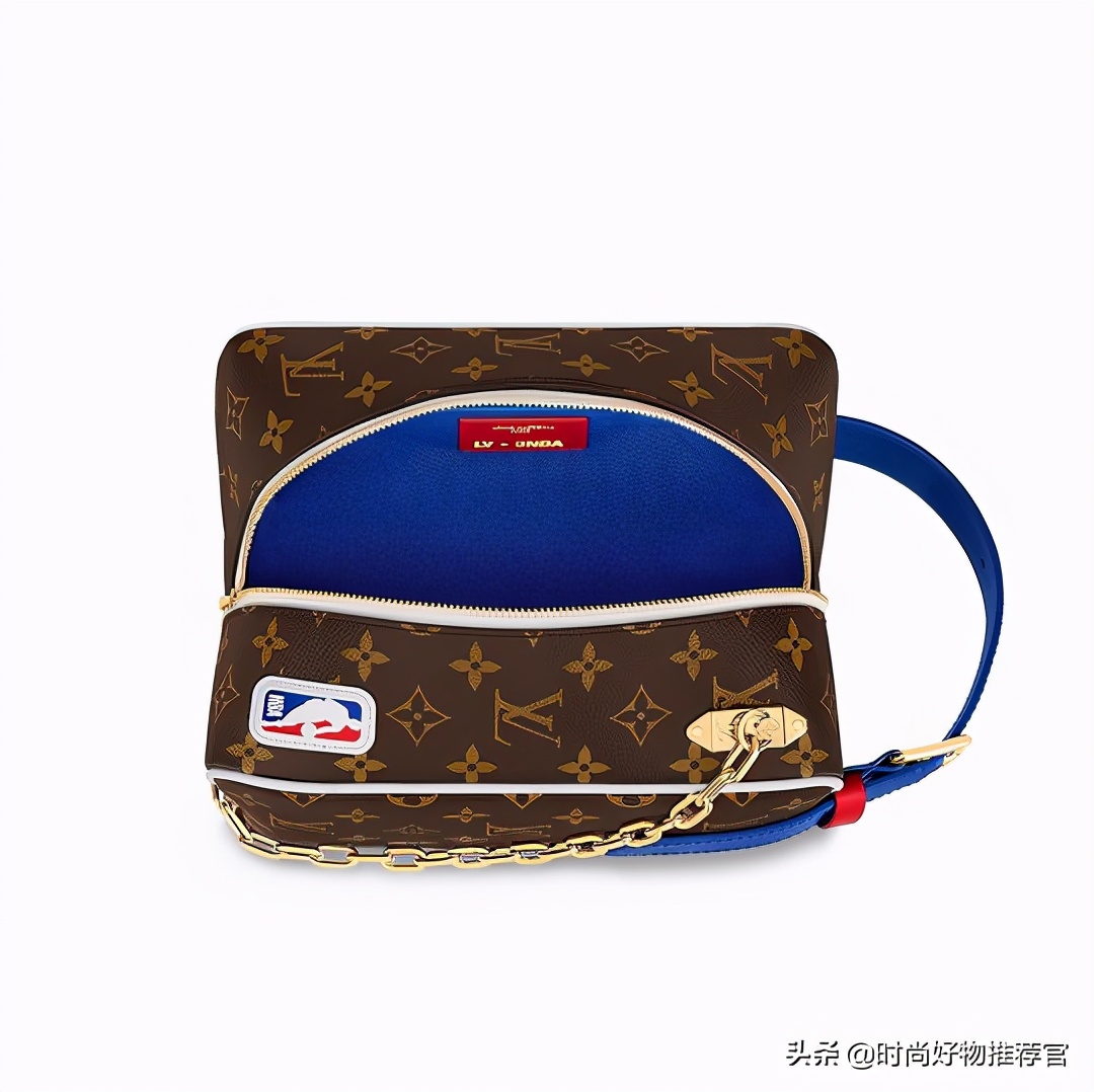 LV新包|NBA合作系列：篮网元素，红白蓝3色细节