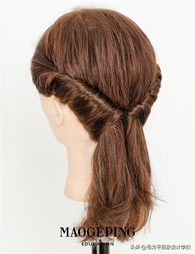 一学就会的减龄发型,一学就会的清冷感盘发