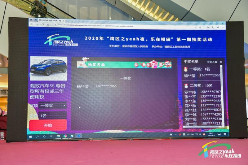 购物满300元就能抽汽车！福田夜间经济活动月首期大奖花落谁家？