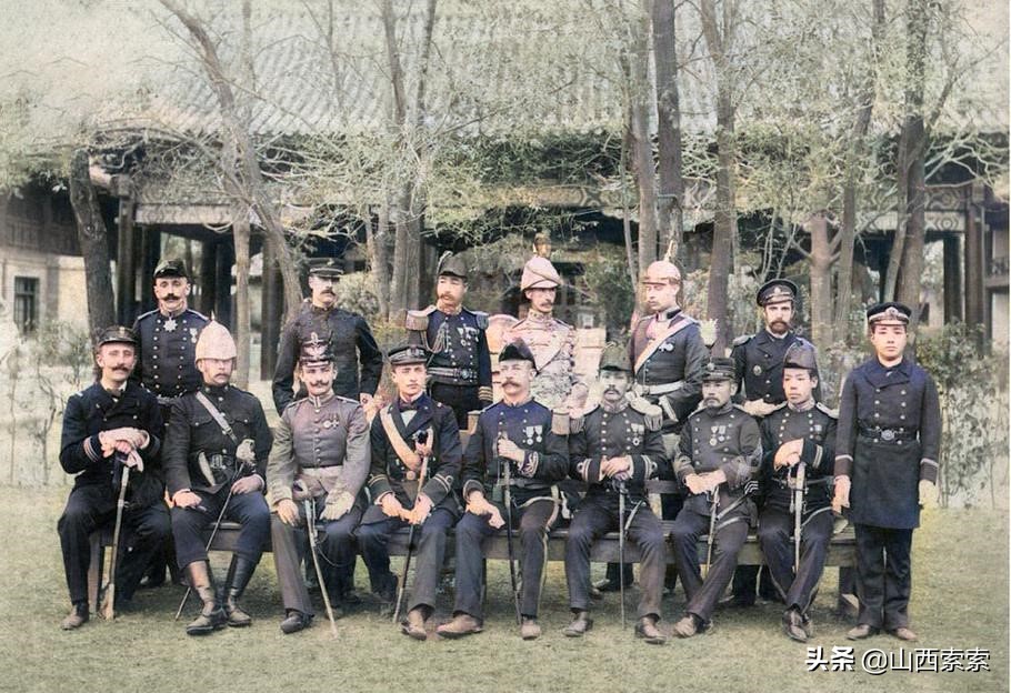 八国联军侵华战争历史讲解超长,1900年八国联军侵华战争影像彩色