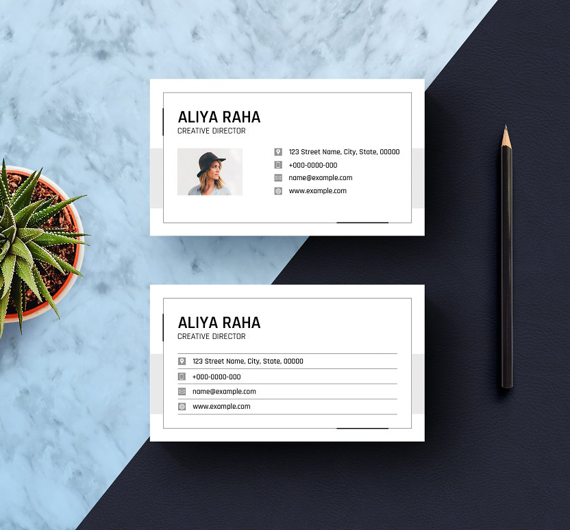 商务名片设计手绘,商务名片设计正反两面