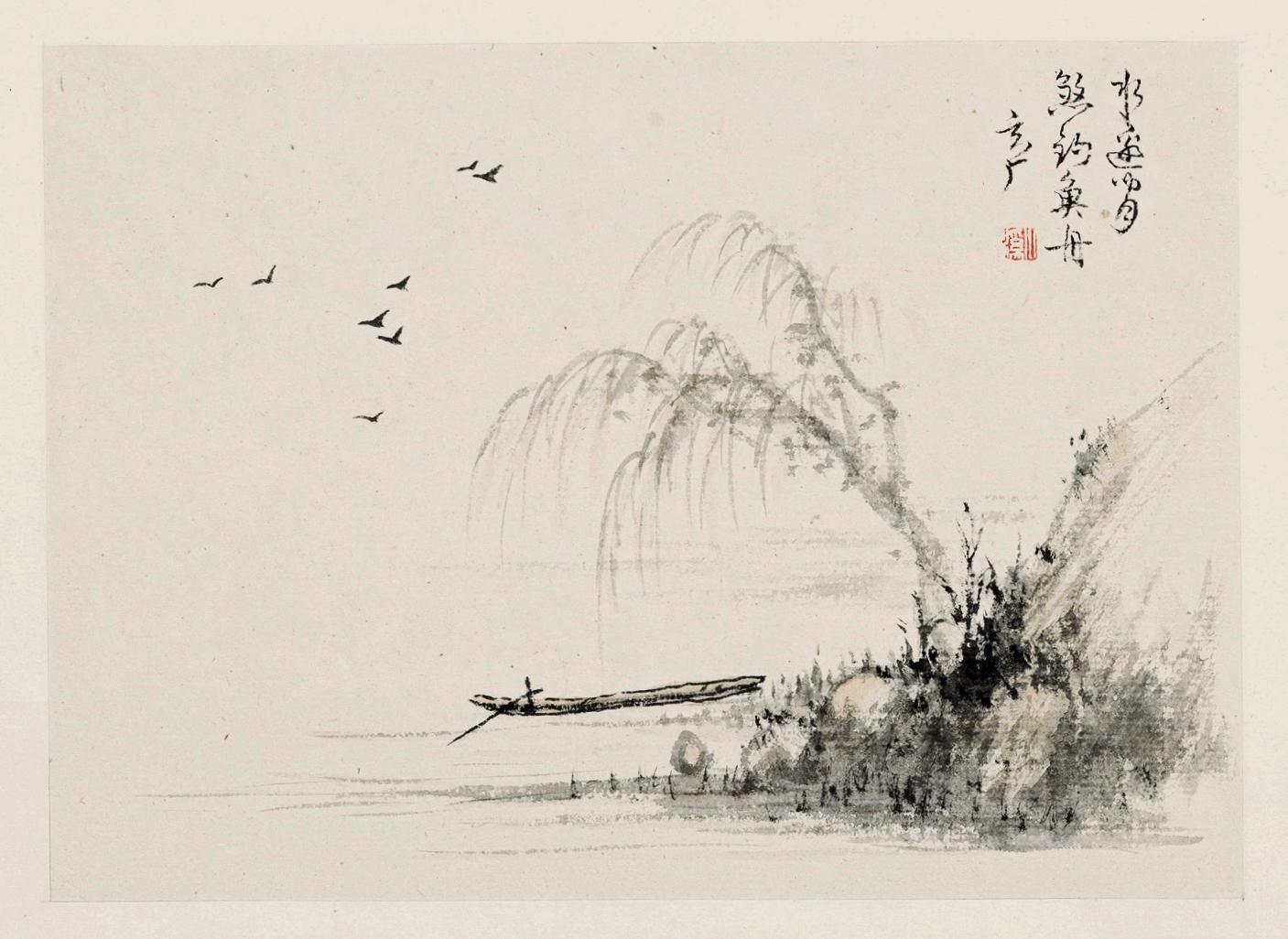 王雪涛花鸟画4尺整张图片,王雪涛花鸟画山水画作品