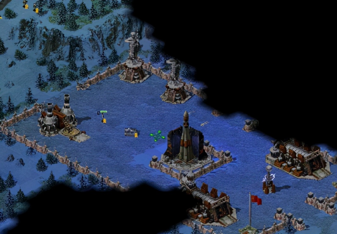 红警2核弹发射井游戏动画,红警2核战争游戏解说