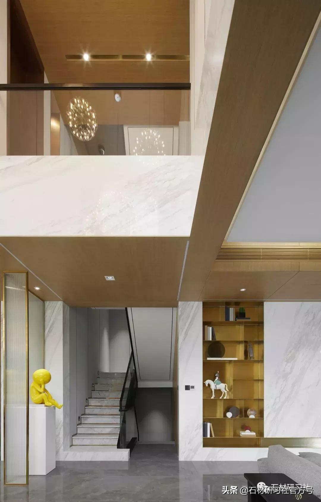 大理石现代极致设计,现代简约天然大理石款式推荐