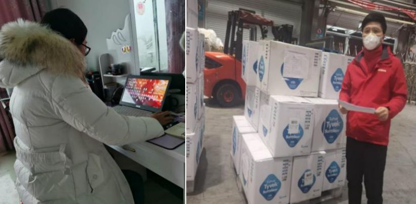 为逆行的武汉中实“物流”人点赞