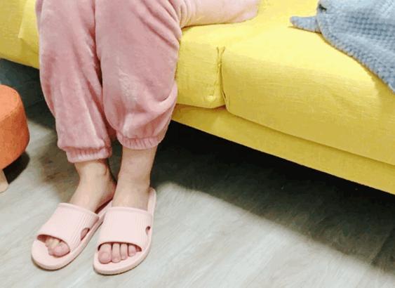 冬季防滑踩屎棉拖,踩屎感拖鞋冬季防水