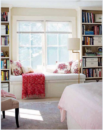 飘窗别浪费做书桌,飘窗书桌衣柜一体设计节约空间