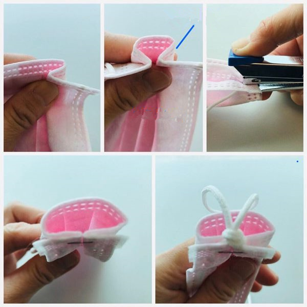 成人口罩变小口罩的做法,大口罩变小口罩的方法慢动作教程