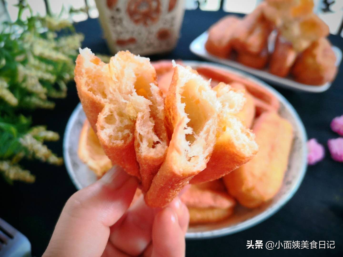 家庭炸油条不使用泡打粉怎么香酥,炸油条用小苏打不加泡打粉可以吗