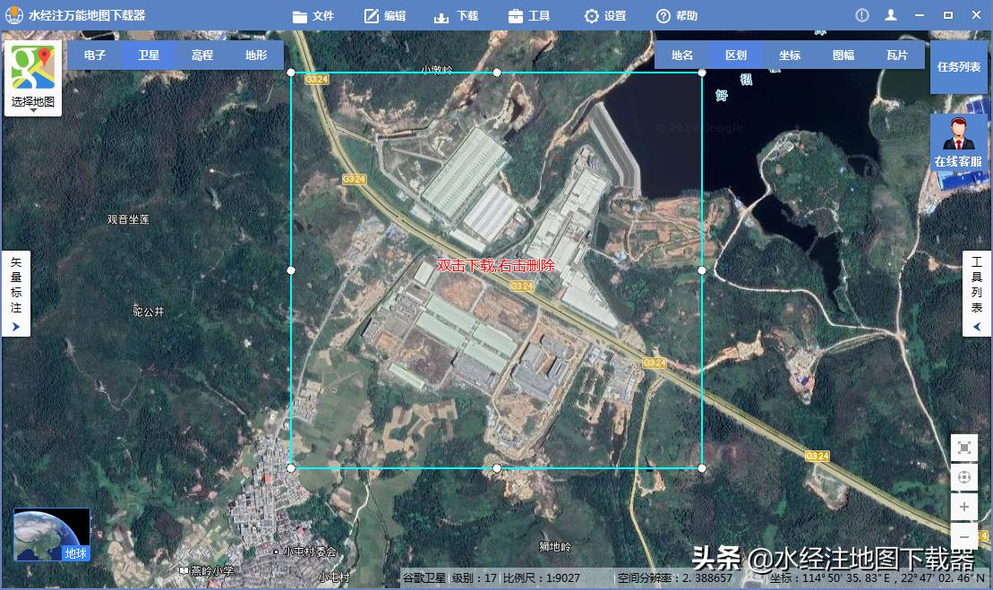 谷歌卫星图的墨卡托在哪里设置,谷歌卫星地图下载怎么打印