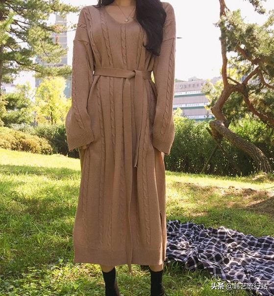 宽松休闲毛衣女韩版慵懒风的编织,又到了编织毛线的季节