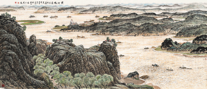 青年艺术家张荣国山水画作品欣赏,张三友的画价格