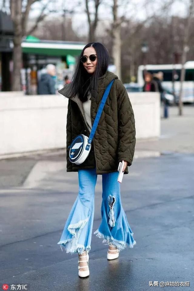 日系绗缝棉服穿搭,宽松绗缝棉服