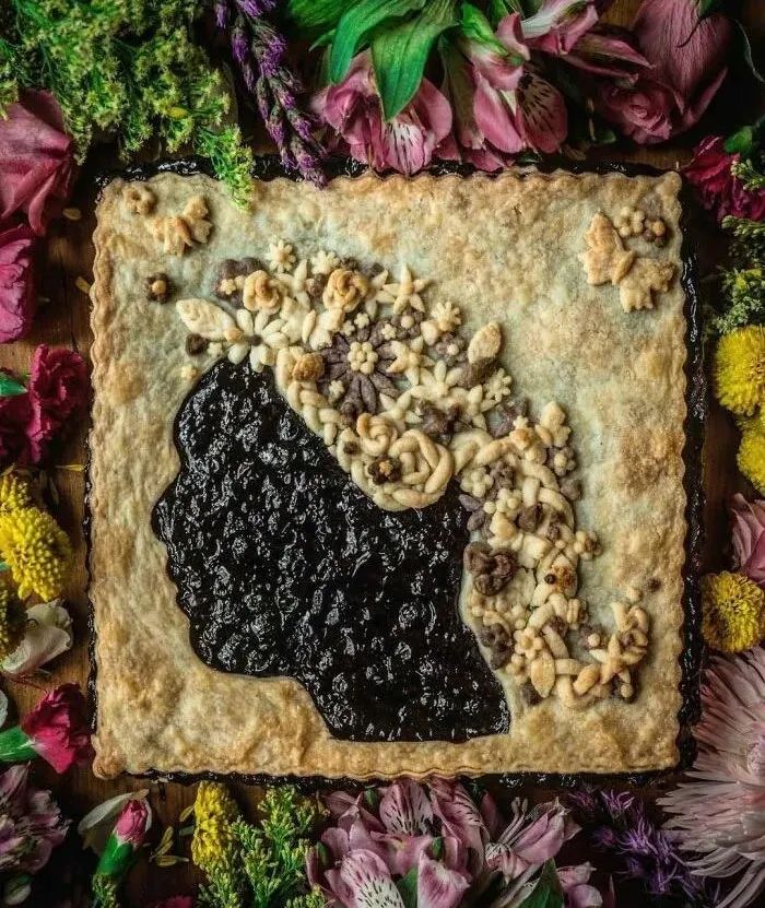 中式创意高颜值糕点,好看的艺术糕点