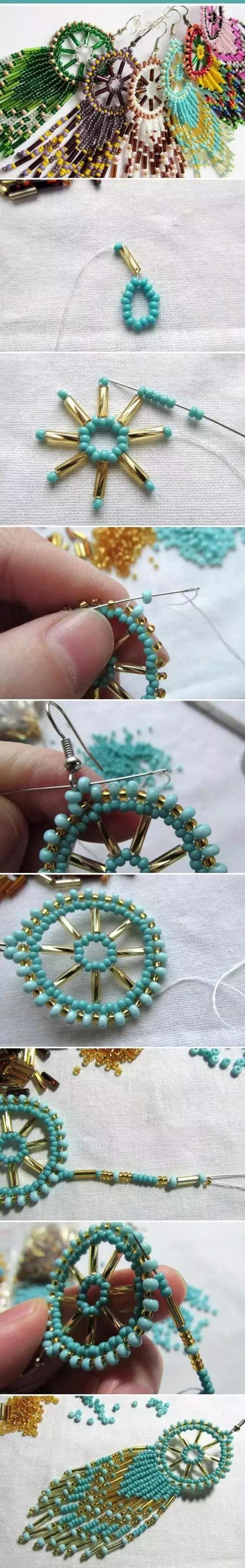 串珠春夏秋冬教程,串珠教程一根线