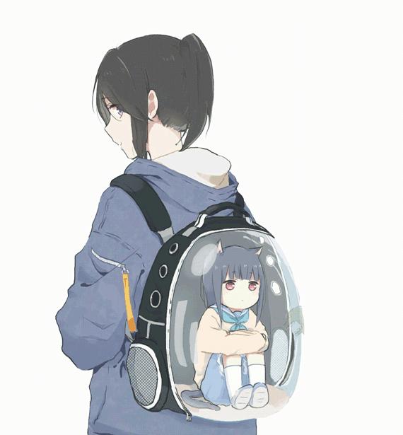 铲屎官们你们了解柴犬吗,铲屎官和他的主子插画