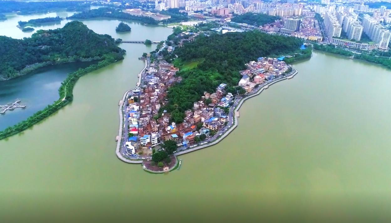 肇庆鼓浪屿风景区,肇庆鼓浪屿夜景