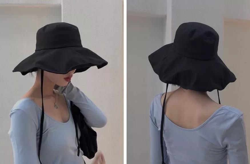 显脸小短发渔夫帽,适合短发的渔夫帽