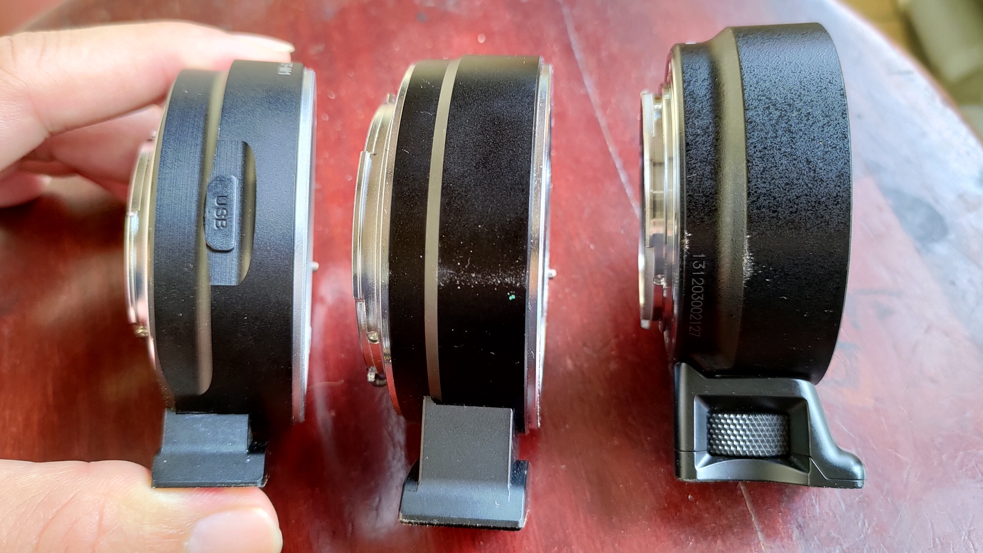 唯卓仕EF-EOSR转接环VS佳能EF-M转接环