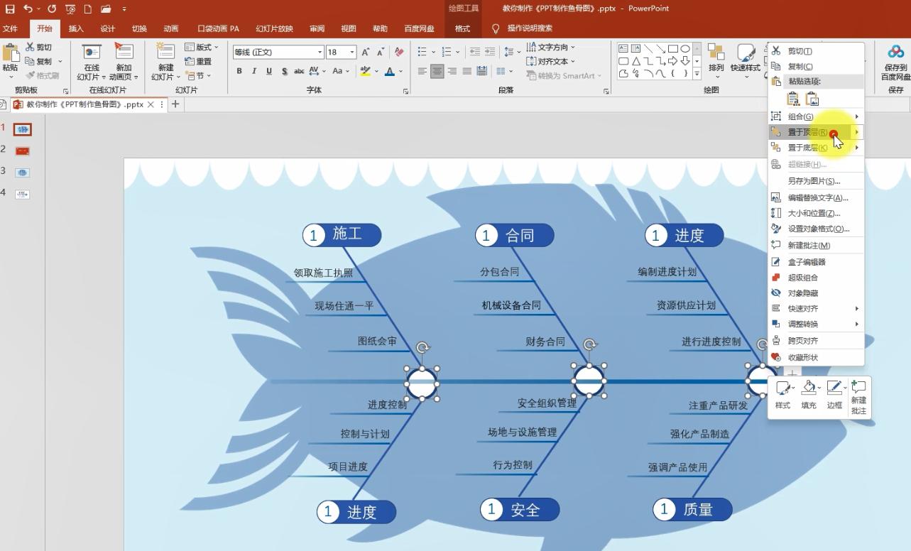 ppt制作鱼骨分析图，用对鱼骨图，事半功倍效率高