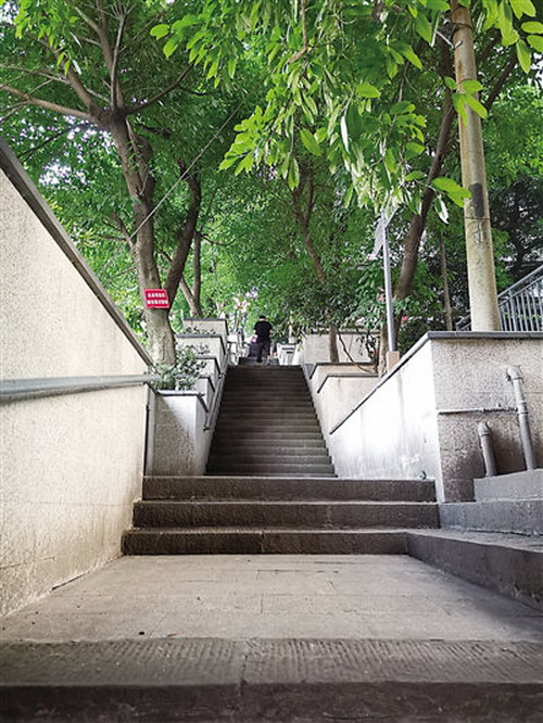 李子坝新步道,李子坝步道新建