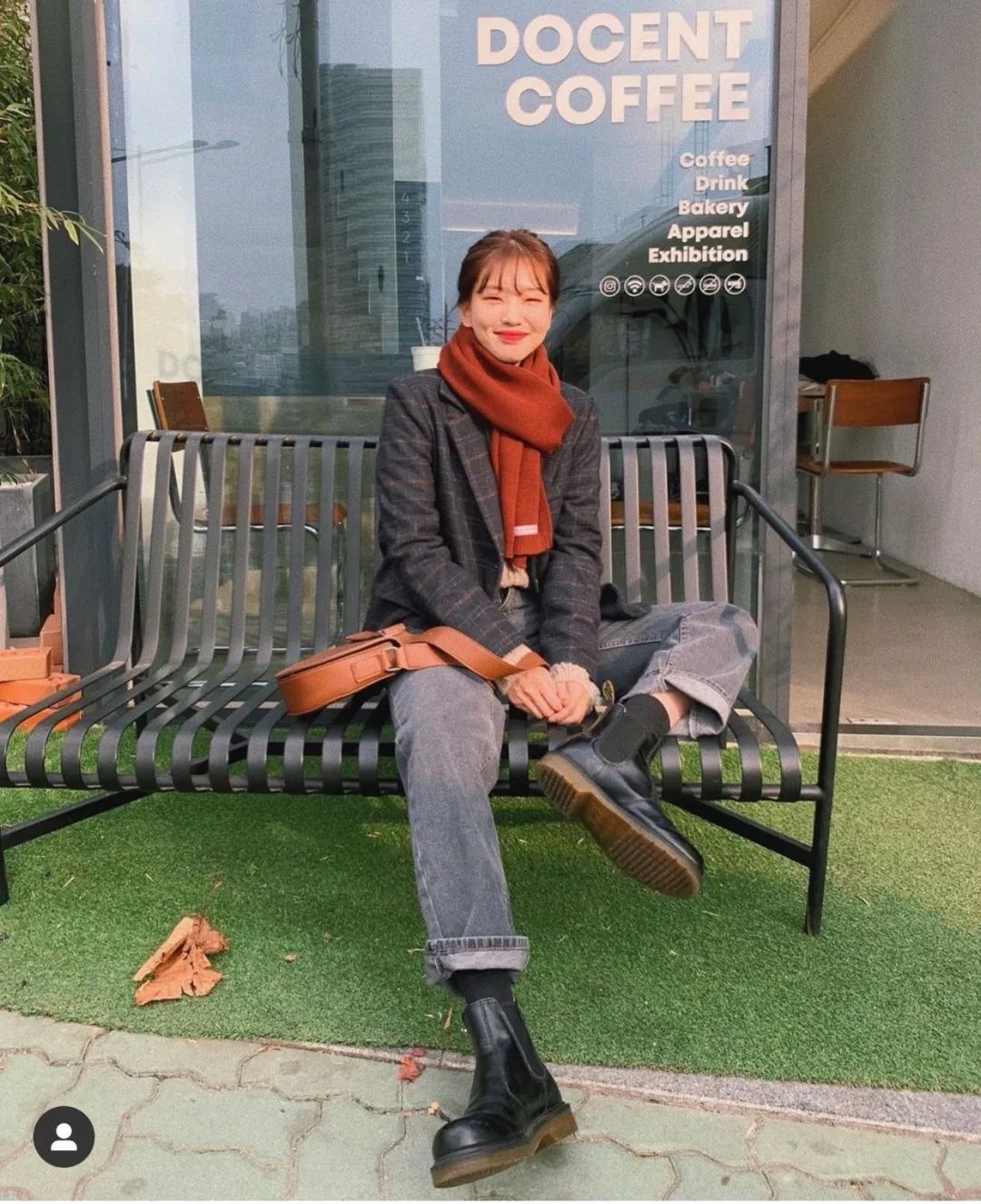 马丁靴冬天裤子,马丁靴长筒秋冬过膝搭配示范