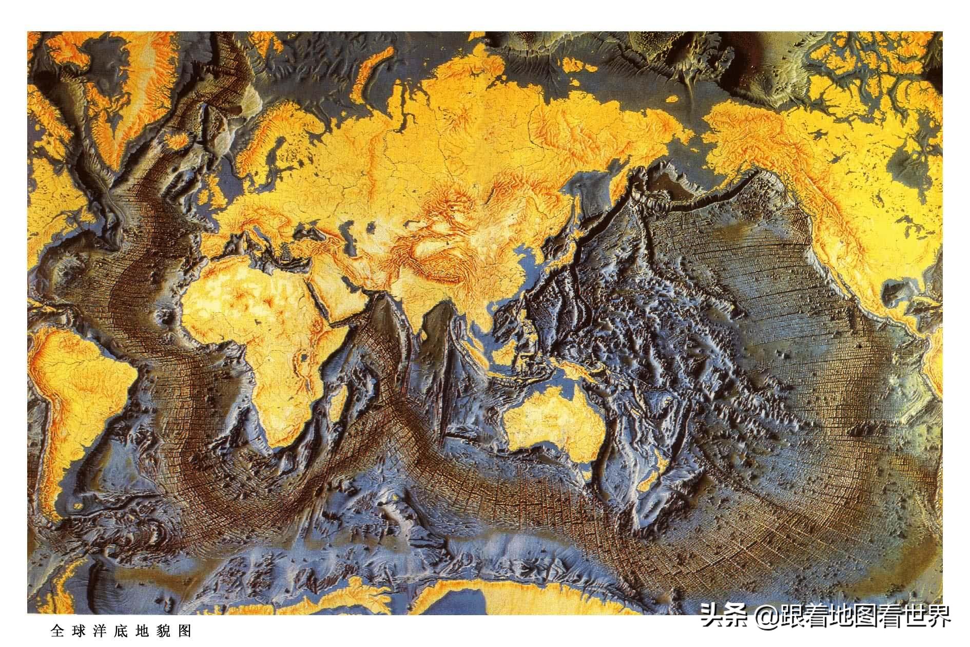 地球表面海洋的真实样子,五大洋地球表面图