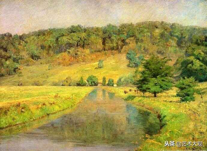 扎伊努林画家风景油画作品欣赏,美国油画家史蒂夫索杰风景画欣赏