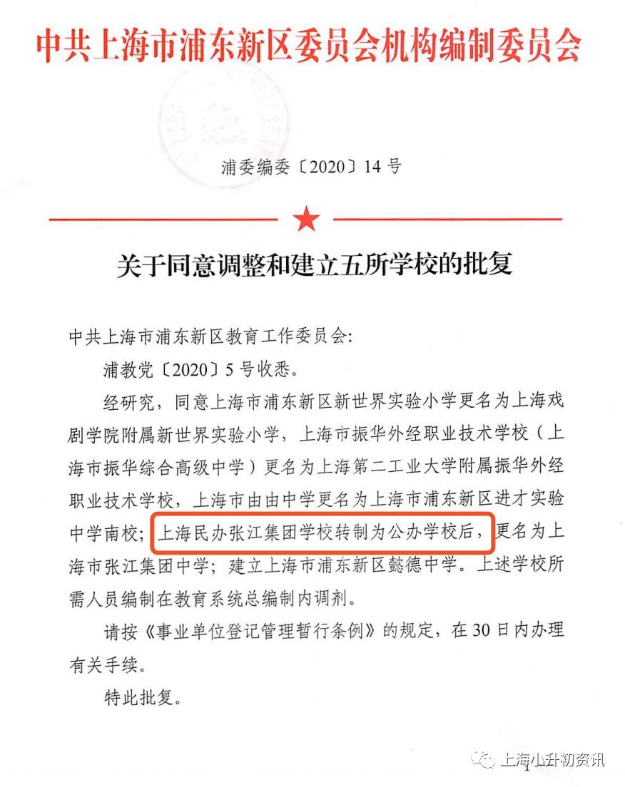 上海各区学校合并最新规划,上海将改名的学校