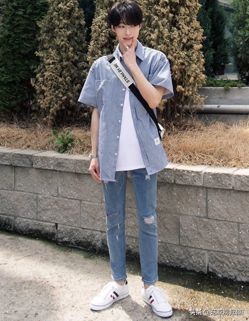 夏季男生polo帅气穿搭,男生夏季最潮流穿搭