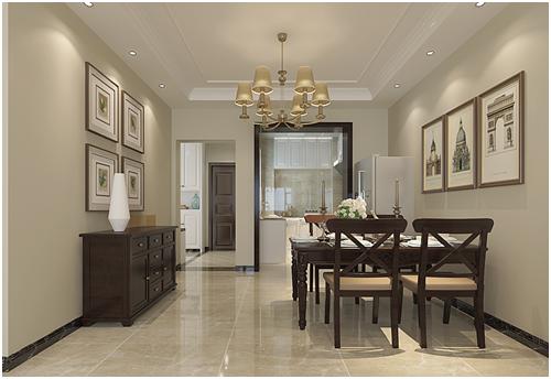 昆明市瀚林澜山100平米简美风格装修案例赏析