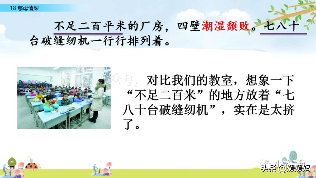 五年级上册练习册第18课慈母情深,五年级第18课慈母情深课文结构图