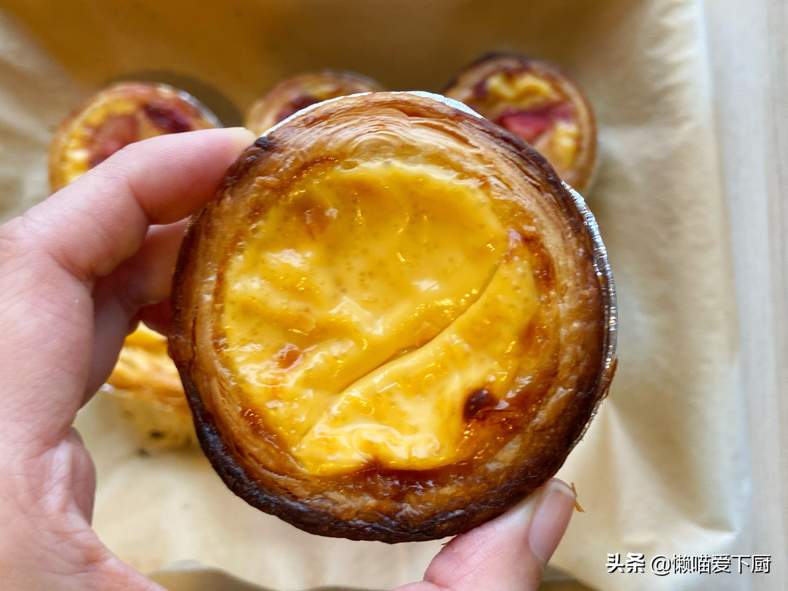 家庭蛋挞旺仔版简单做法只要蛋黄,自制旺仔蛋挞家常做法