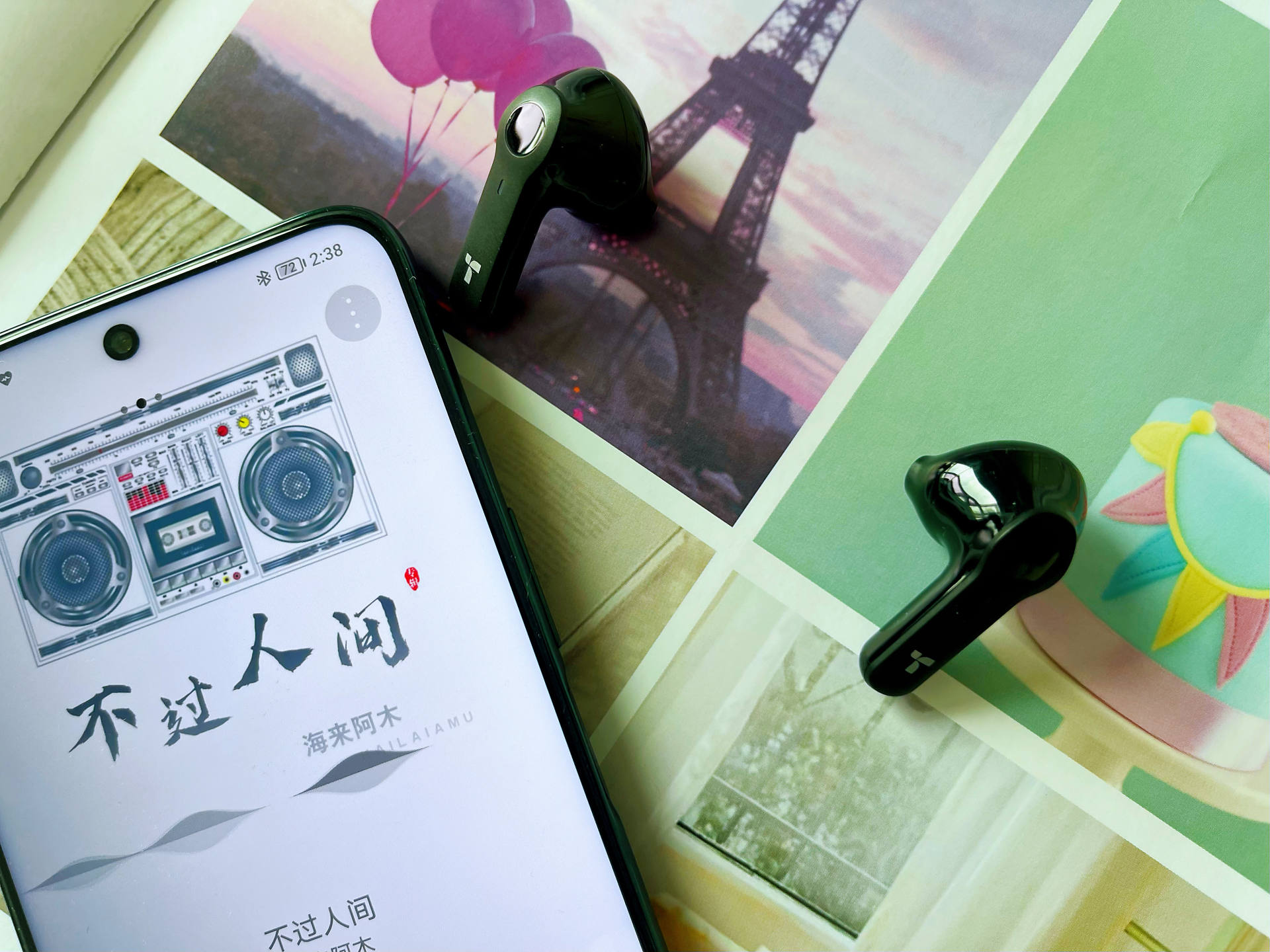 图拉斯真无线蓝牙耳塞防水,仿生耳机