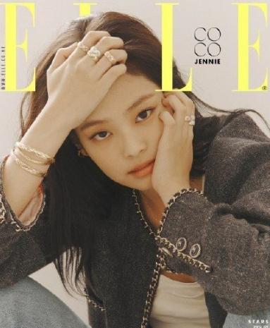 jennie六大女刊全满贯,韩国女爱豆人气前十名jennie