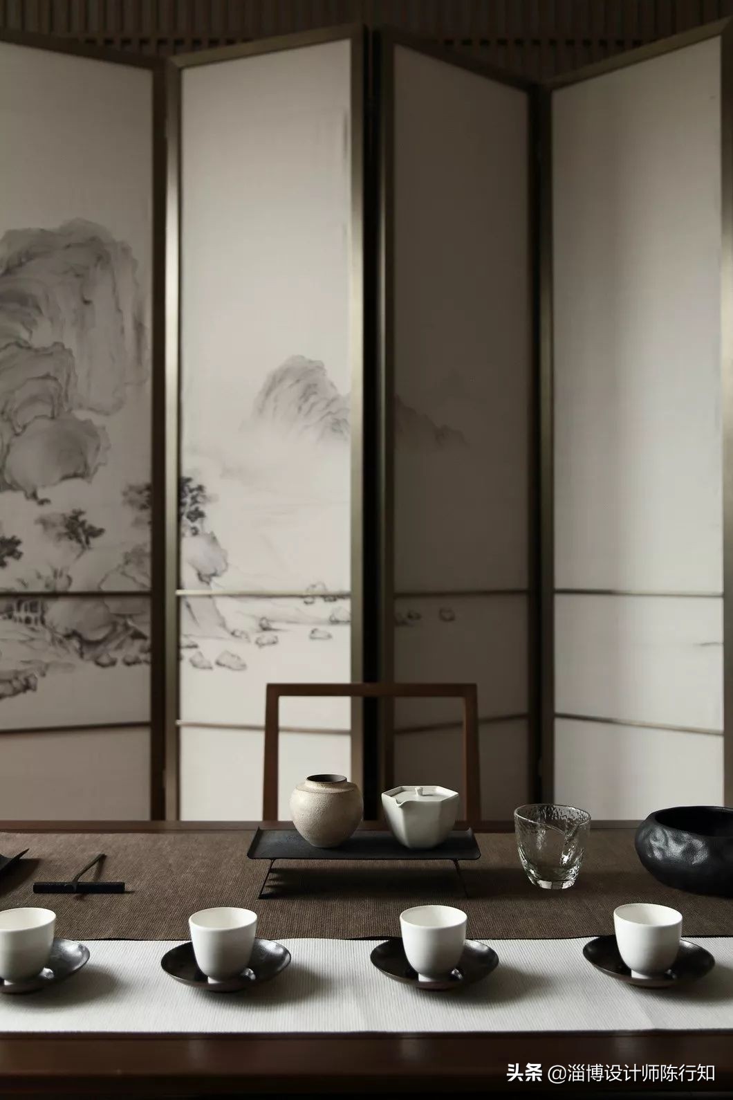 三居室新中式风格设计实景,轻奢新中式房屋设计装修风格