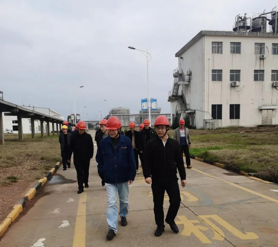 井冈山大学博士团到我县调研盐卤药化企业