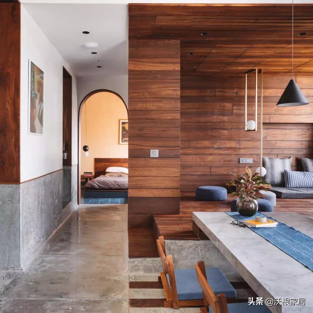 水泥楼板裸出高级感,裸感水泥