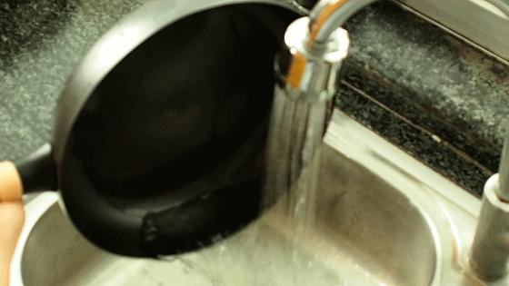 无涂层精铁平底煎锅不粘锅,钛金无涂层24寸煎锅