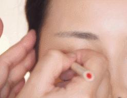 大脸小眼睛眉毛画法,大脸小眼睛化妆教程