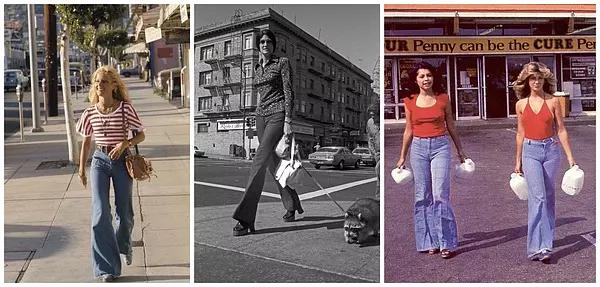 微喇牛仔裤怎样搭配好看,微喇叭牛仔裤男生宽松牛仔裤