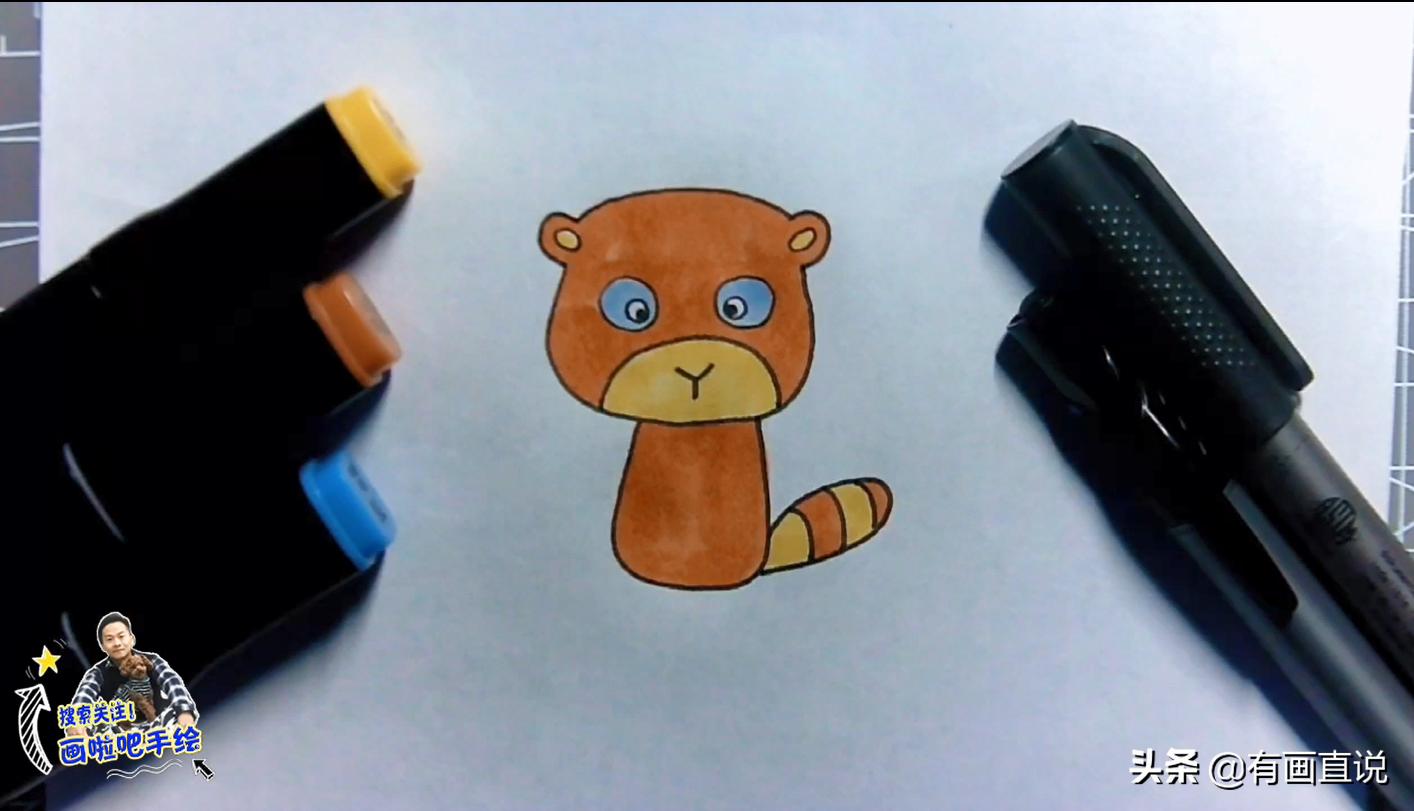 儿童画画教程3-6岁简笔画小公主,7-10岁儿童画画hellokitty简笔画