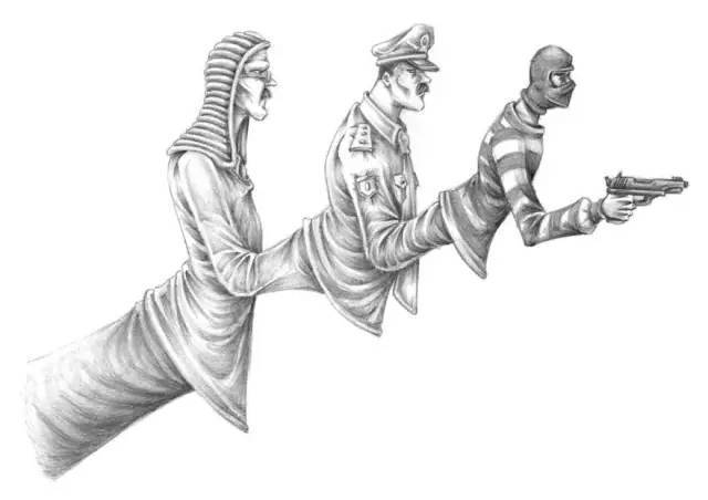 暗黑风格绘画人物素描,暗黑系插画100幅