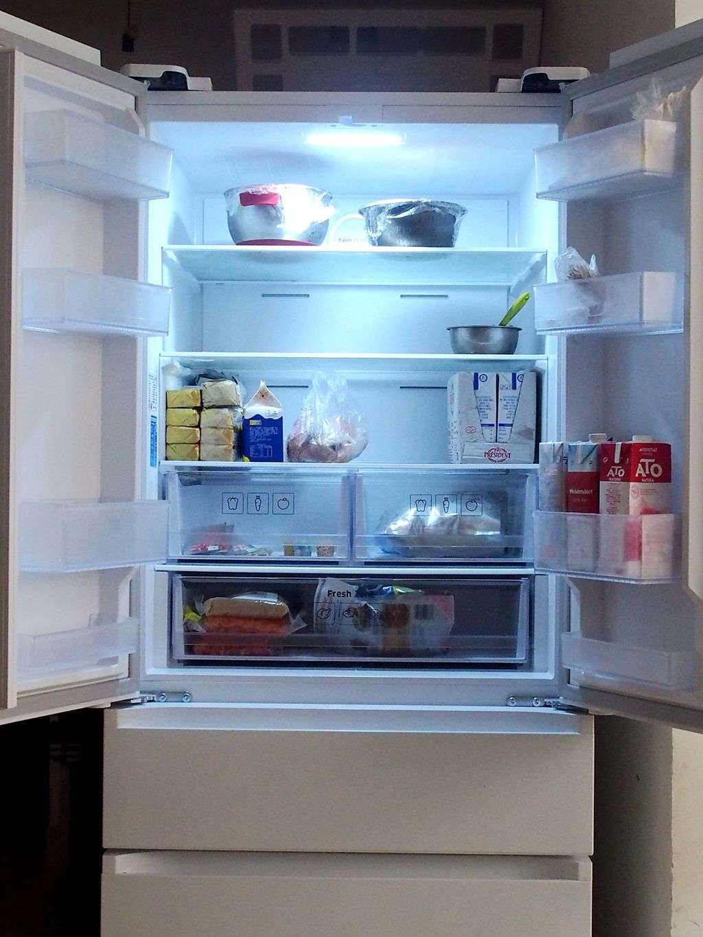 小户型风冷无霜双开门冰箱推荐,三星510l冰箱尺寸