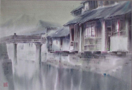 宁波著名水彩画家孙宁,孙宁水彩100幅欣赏