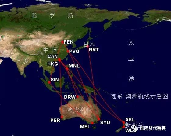 全球10大主要国际航空线精解(图文对照)